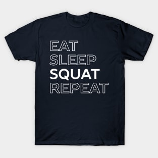 Funny Gym Squat T-Shirt T-Shirt